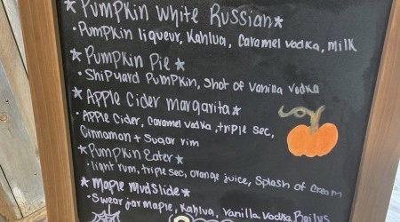 fall drinks board